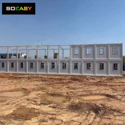 Low Price 20ft Prefab Detachable Container house Manufacturer Mobile Labour Dormitory Camp Modular House Container